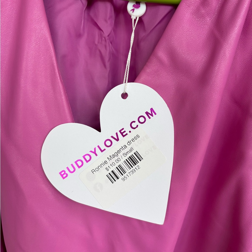 Buddy Love Fuchsia Ruffle Dress - Picture 3 of 3